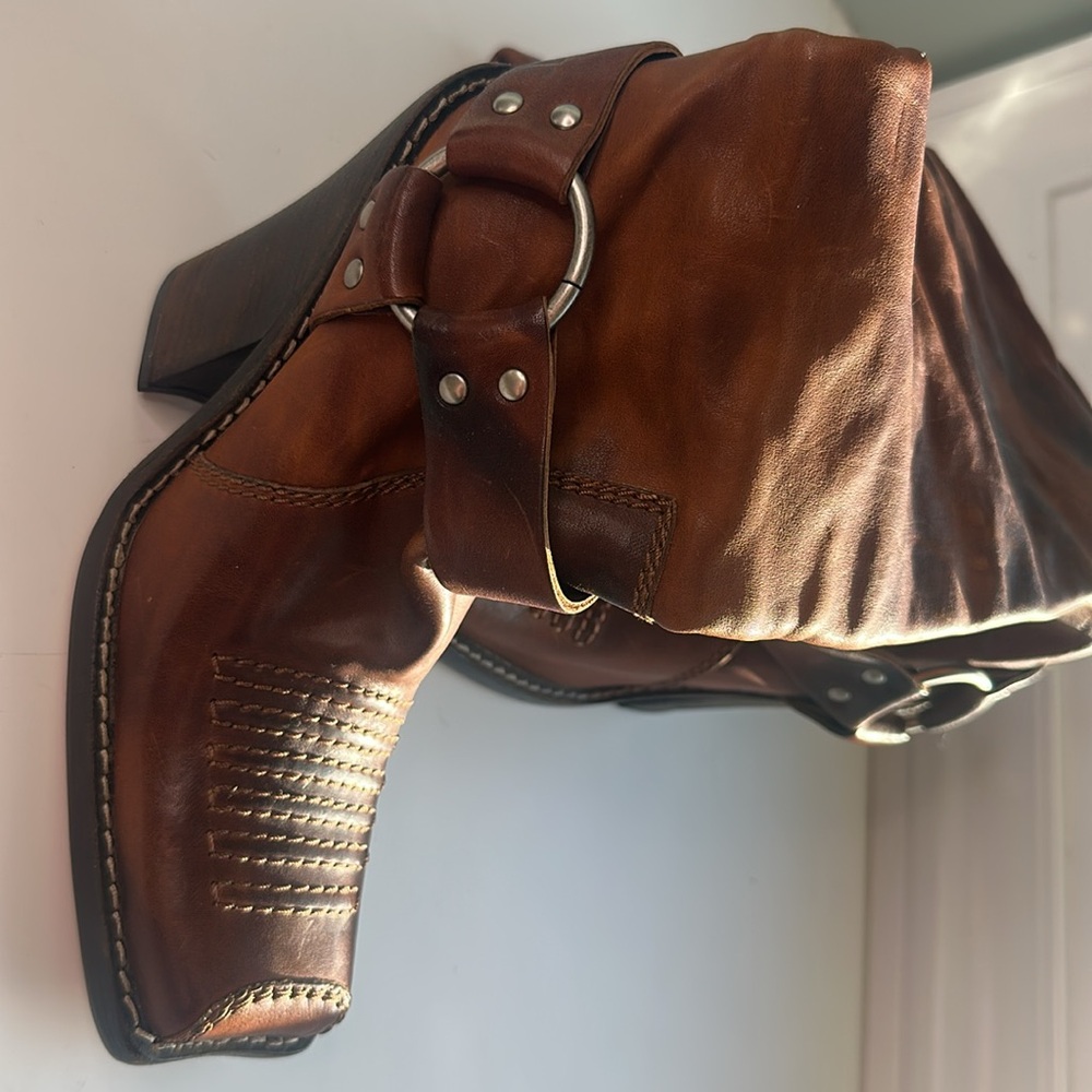 Women's Dior Brown Leather Boots - Picture 8 of 11